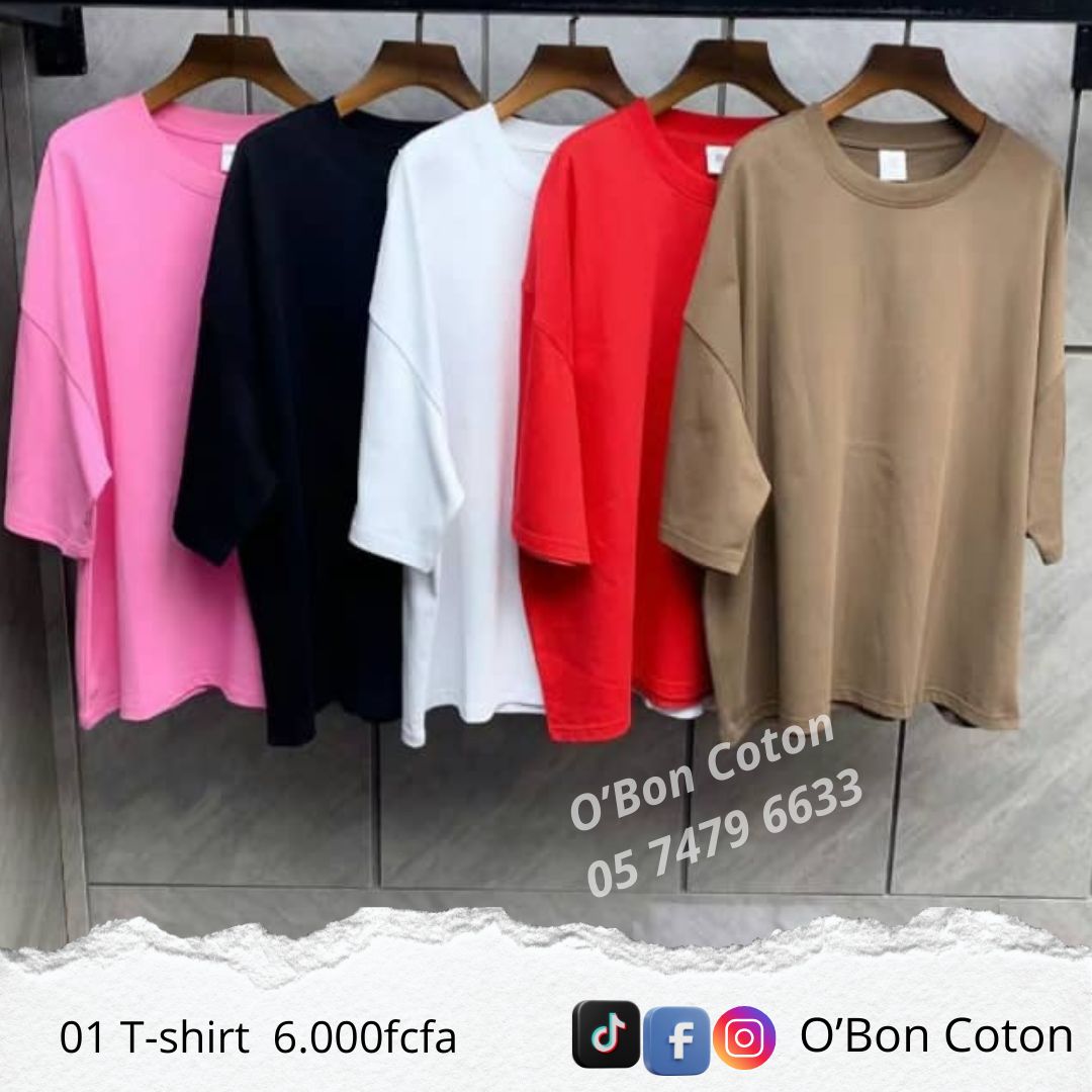 T-Shirt 100% Coton