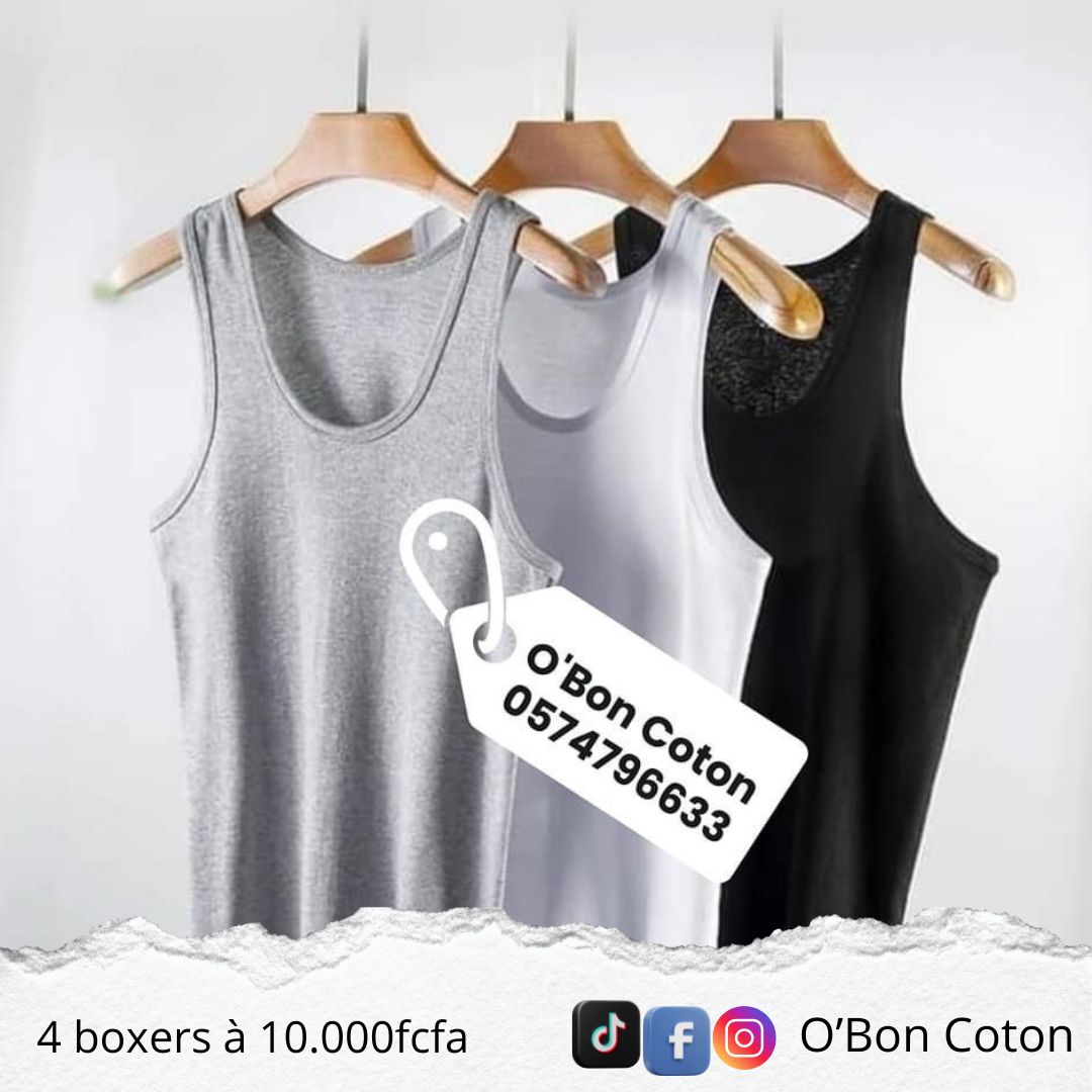 Débardeurs 100% Coton